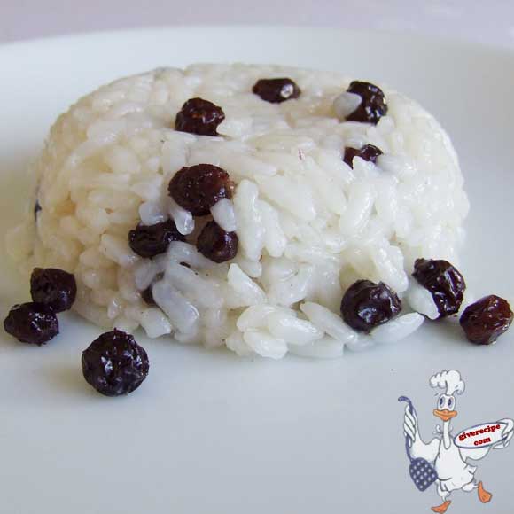 葡萄干米饭| giverecipe.com