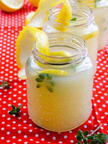 新鲜的自制#柠檬水