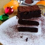 Orange Chocolate Brownies | giverecipe.com | #brownies #chocolate #orange