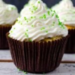 苹果蛋糕奶油干酪糖霜giverecipe.com | | # applecupcakes