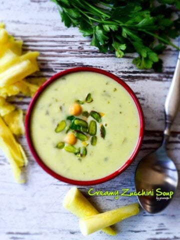 奶油南瓜汤giverecipe.com | | #汤#西葫芦# creamysoup # fallrecipes #素食者狗万