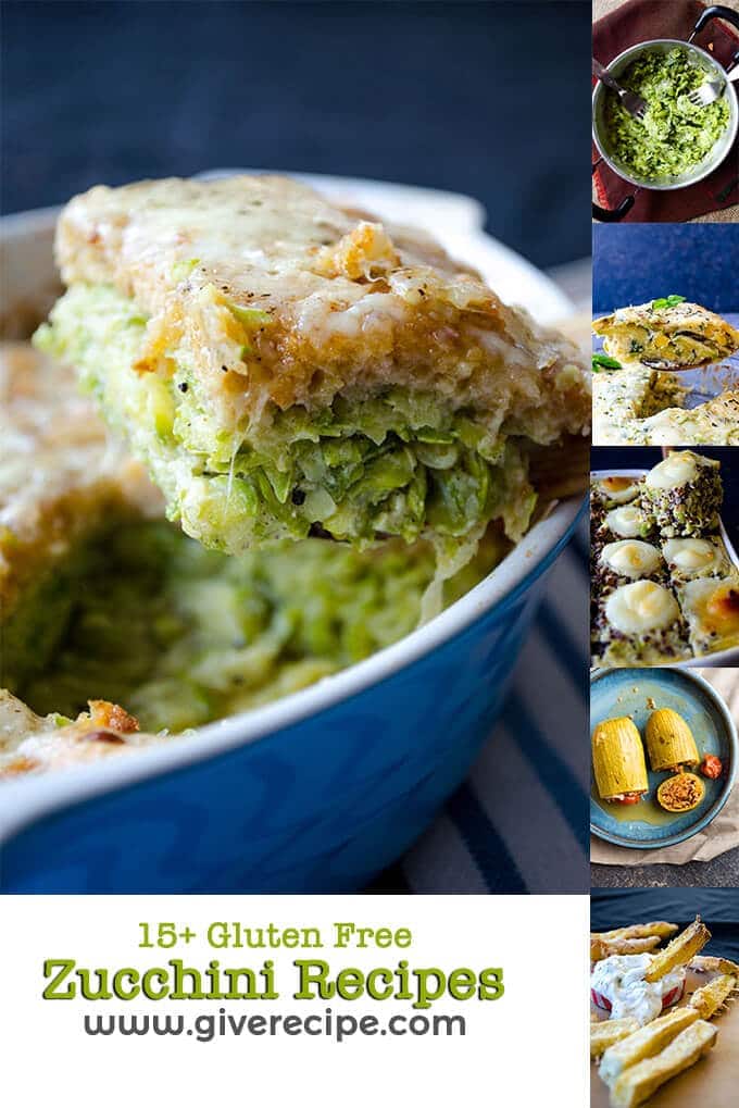 A great list of gluten free zucchini recipes from dinners to appetizers. These are so good that you don't need to follow a gf diet to make them. #zucchinirecipes #zucchini #glutenfree 15+无麸质西葫芦食谱狗万